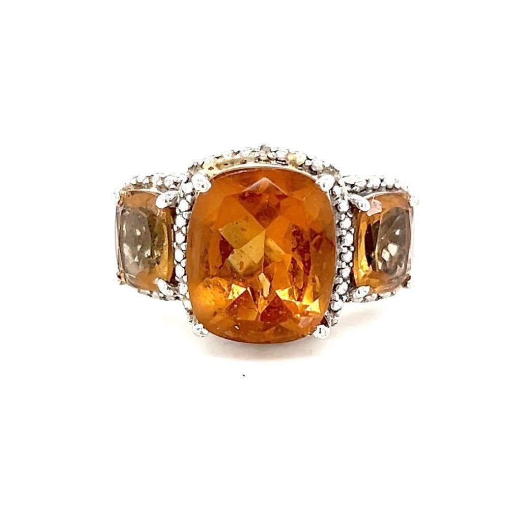 Silver 925 3-Stones Ring